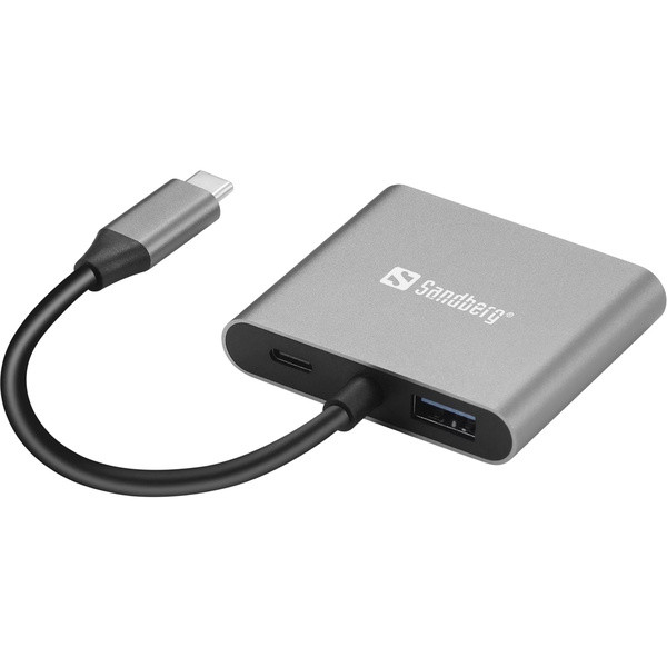 USB Docking station 4 portar | USB-C till 1xA, 1xC, 2xHDMI | Sandberg SE400021 - 2