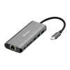 USB Docking station 6 portar | USB-C till 2xA, 1xC, HDMI, Ethernet, kortläsare | Sandberg ASA02368 - 1