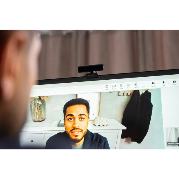 Webbkamera | Sandberg Face-ID Mini | svart SE400177 - 4