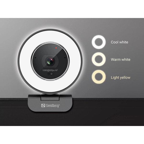 Webbkamera | Sandberg Streamer Pro Elite | svart SE400179 - 9