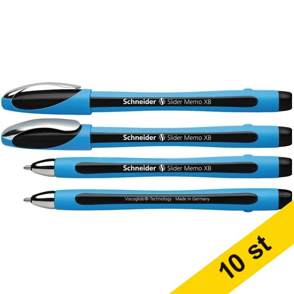 Schneider Kulspetspenna | Schneider Slider Memo XB | svart | 10st  239957 - 1