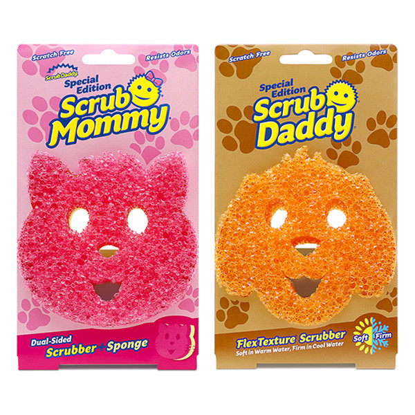 Scrub Daddy | Scrub Mommy Cat & Dog Edition | 2-pack  SSC01036 - 1