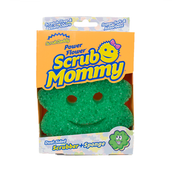 Scrub Daddy | Scrub Mommy Special Edition vår | grön blomma  SSC00253 - 1