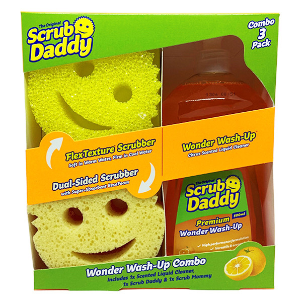 Scrub Daddy | Wonder Wash-Up Combo | premium diskmedel + Scrub Daddy och Scrub Mommy svampar $$  SSC00249 - 1