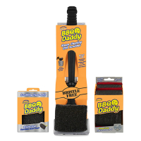 Scrub Daddy BBQ Daddy + Scour Steel 2st + Refill borsthuvud SSC01017
