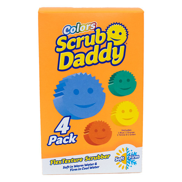 Scrub Daddy Colors | svamp i fyra färger | 4st  SSC01006 - 1