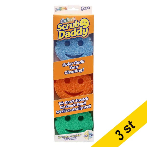 Scrub Daddy Colors tre färger 3st x3 SSC00211 SSC00229 - 1