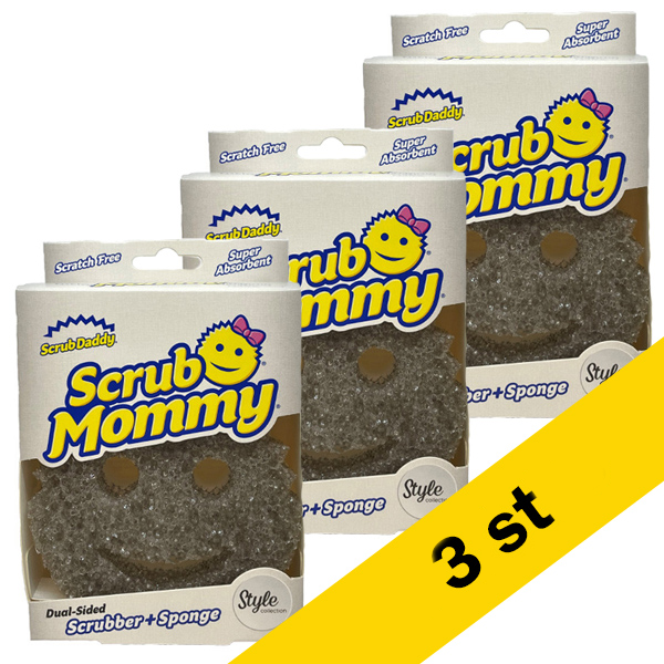 Scrub Daddy Scrub Mommy Style Collection svamp grå 3st SSC00213 SSC00238 - 1