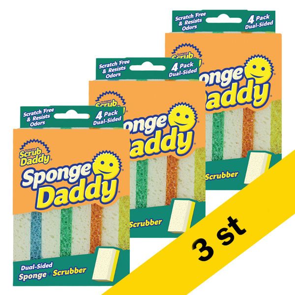 Scrub Daddy Sponge Daddy skursvamp 4st x3  SSC00242 - 1