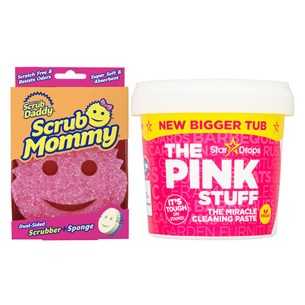 Scrub Daddy The Pink Stuff Paste + Scrub Mommy svamp | rosa | 850gr  SPI00013 - 1