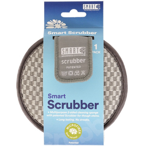 Scrubber sponge Ø12cm | Smart Microfiber | grå 502018 - 1