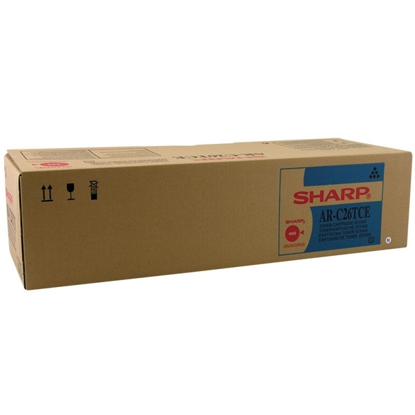 Sharp AR-C26TCE cyan toner (original) AR-C26TCE 082100 - 1