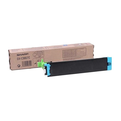 Sharp DX-C38GTC cyan toner (original) DXC38GTC 082536 - 1