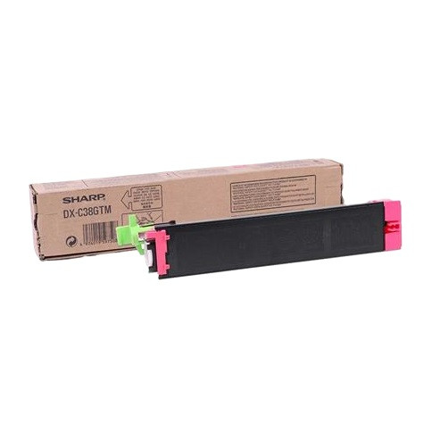 Sharp DX-C38GTM magenta toner (original) DXC38GTM 082538 - 1