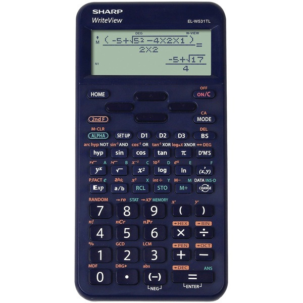 Funktionsräknare | Sharp EL-W531TL | blå 502386 - 1