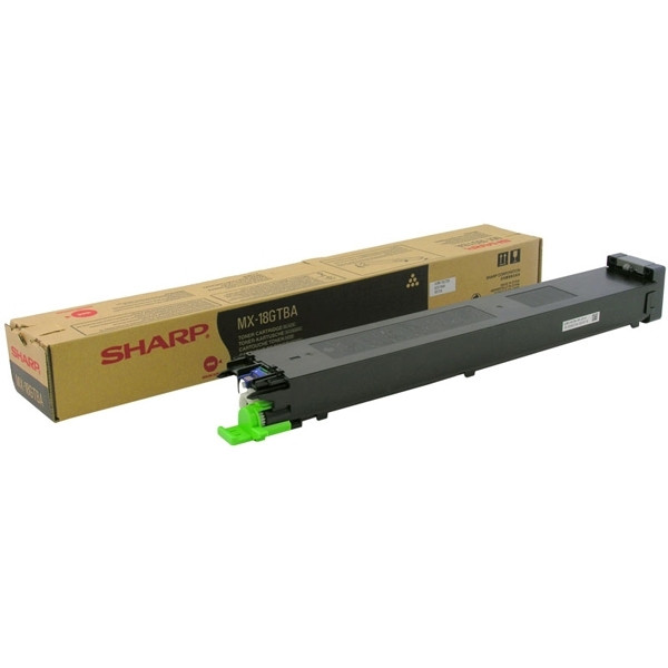Sharp MX-18GTBA svart toner (original) MX18GTBA 082200 - 1