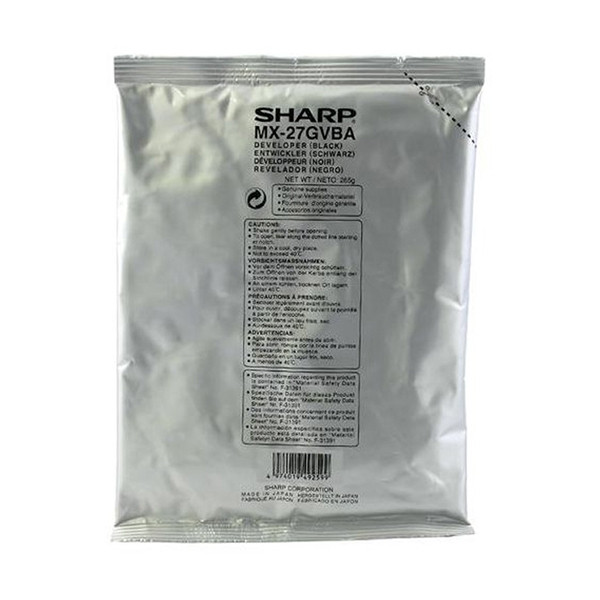 Sharp MX-27GVBA svart developer (original) MX27GVBA 082476 - 1