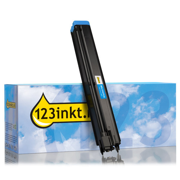 Sharp MX-51GTCA cyan toner (varumärket 123ink) MX51GTCAC 082277 - 1