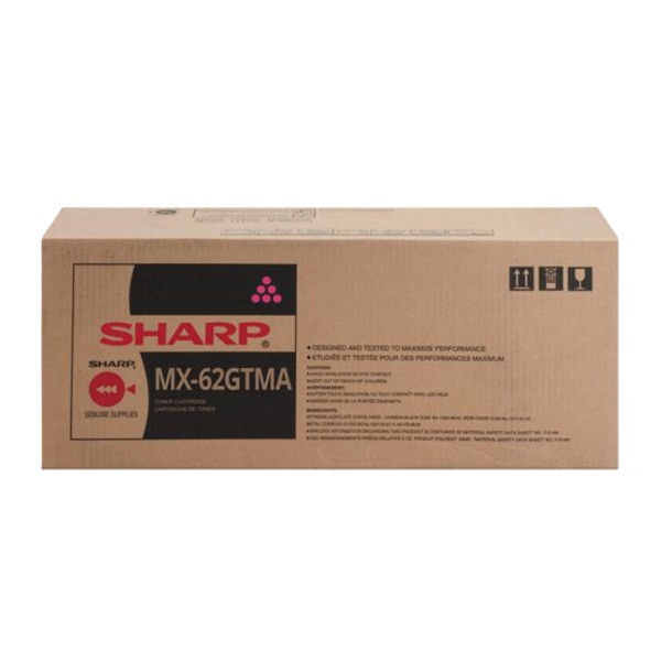 Sharp MX-62GTMA magenta toner (original) MX62GTMA 082554 - 1