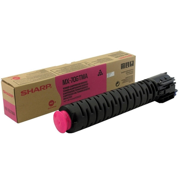 Sharp MX-70GTMA magenta toner (original) MX70GTMA 082214 - 1