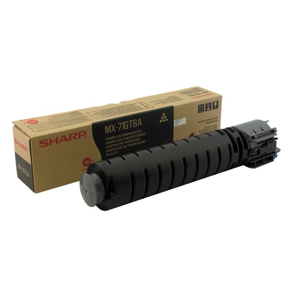 Sharp MX-71GTBA svart toner (original) MX71GTBA 082390 - 1