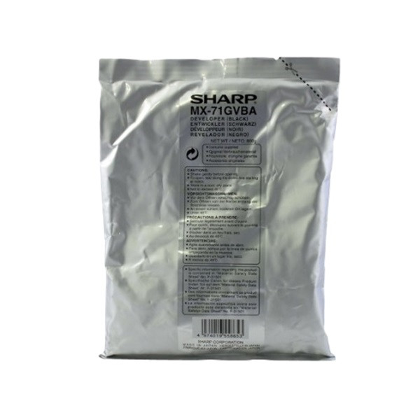 Sharp MX-71GVBA svart developer (original) MX-71GVBA 082898 - 1