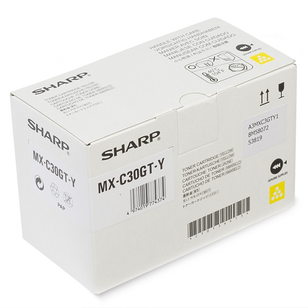 Sharp MX-C30GTY gul toner (original) MXC30GTY 082728 - 1