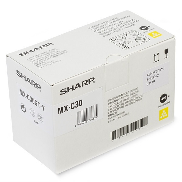 Sharp MX-C30GVY gul developer (original) MXC30GVY 082740 - 1