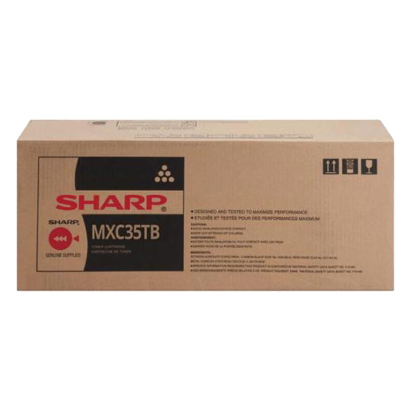 Sharp MX-C35TB svart toner (original) MXC35TB 082922 - 1