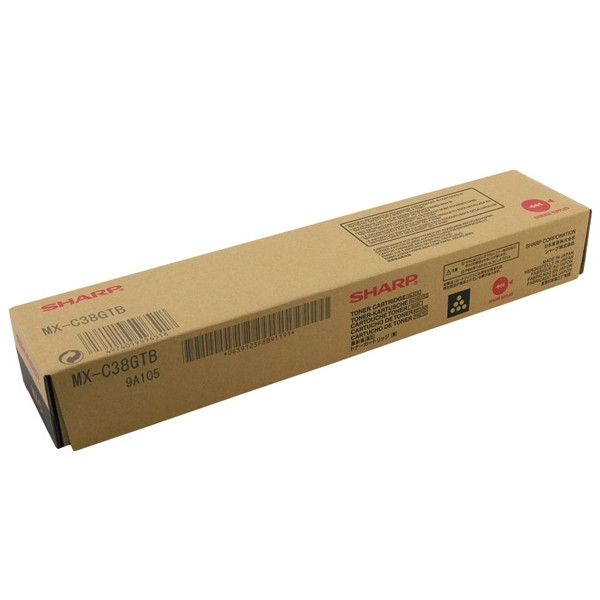 Sharp MX-C38GTB svart toner (original) MXC38GTB 082218 - 1