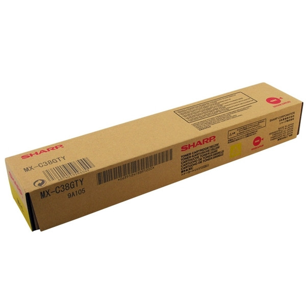 Sharp MX-C38GTY gul toner (original) MXC38GTY 082224 - 1