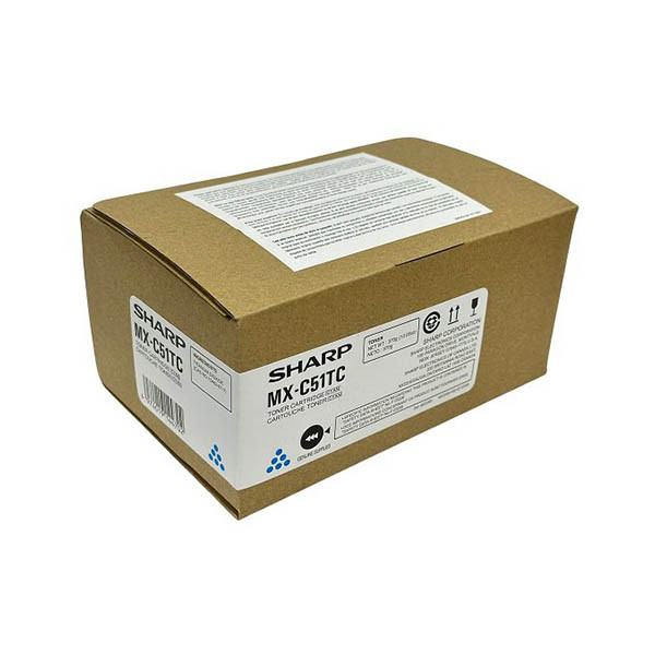Sharp MX-C51TC cyan toner (original) 038924 - 1