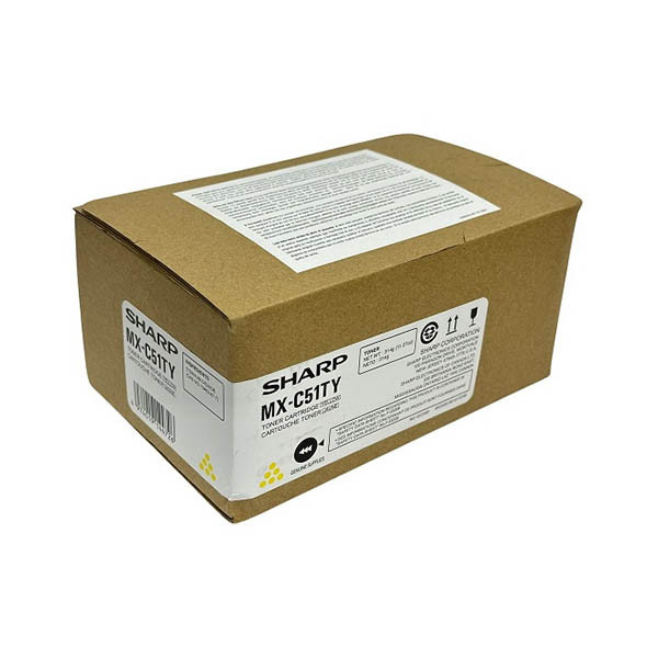Sharp MX-C51TY gul toner (original) 038928 - 1