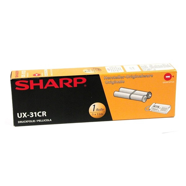 Sharp UX-31CR svart färgband (original) UX31CR 125430 - 1