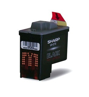 Sharp UX-C70B svart bläckpatron (original) UX-C70B 039035 - 1