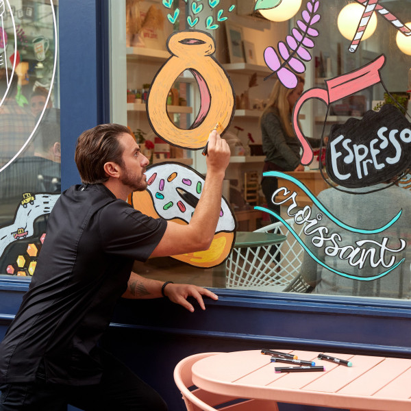 Akrylpenna penselspets | Sharpie Creative | gul SE000980 - 8