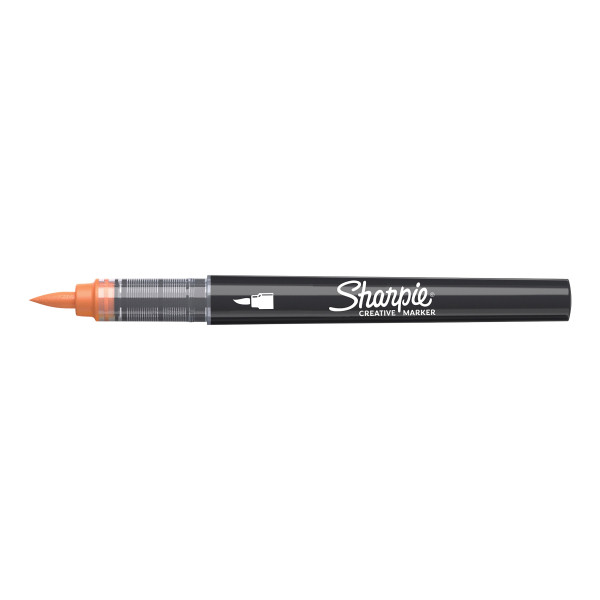 Akrylpenna penselspets | Sharpie Creative | orange SE001015 - 1