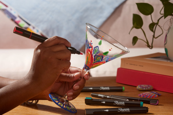 Akrylpenna rund spets | Sharpie Creative | sorterade färger | 12st SE000950 - 8