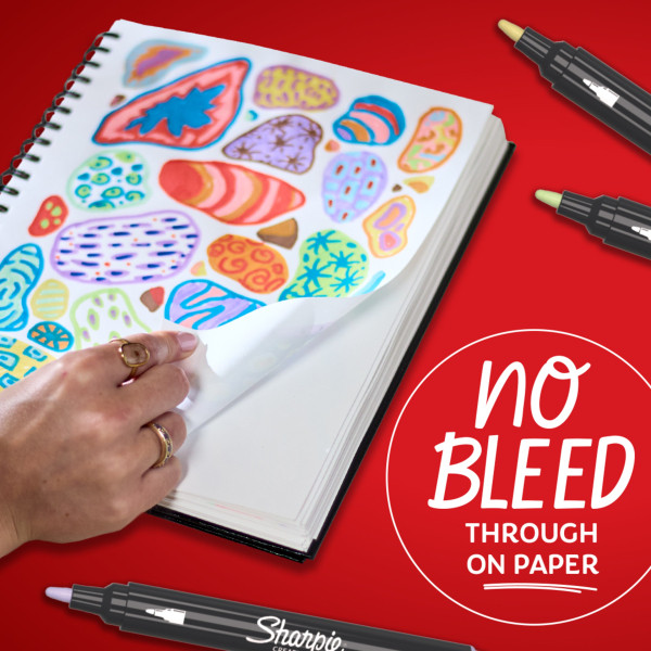 Akrylpenna rund spets | Sharpie Creative Earth Tones | sorterade färger | 12st SE000965 - 4