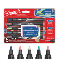 Akrylpenna rund spets | Sharpie Creative Earth Tones | sorterade färger | 5st 520067