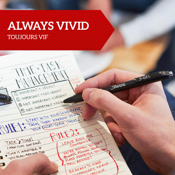 Gelpenna 0.7mm | Sharpie S-Gel | svart SE000935 - 5