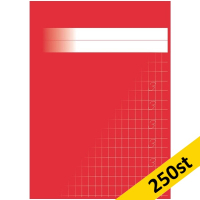 Sifferhäfte A5 | röd | 250st