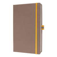 Anteckningsbok A5 linjerat | brun | 88 ark | Sigel Linescape 221428