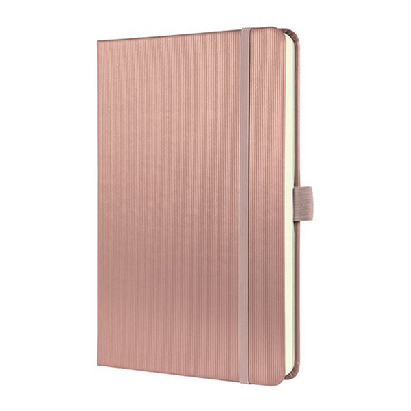 Anteckningsbok A5 linjerat | metallicrosa | 97 ark | Sigel Conceptum 221424 - 1