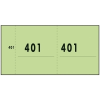 Sigel Biljettblock 1-1000 | grön | Sigel Expres | 10 block 76153 208550