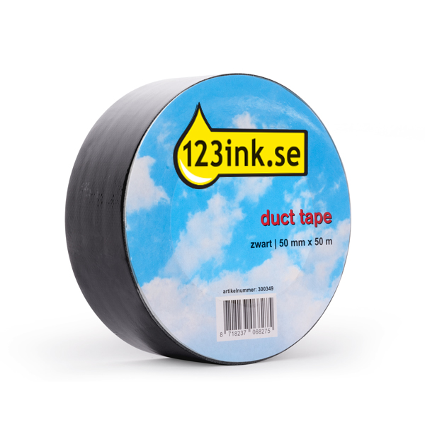 Silvertejp 50mm x 50m | 123ink | svart 1669219C 1669824C 190050BC 2505134C 56388-00001-07C 300349 - 1