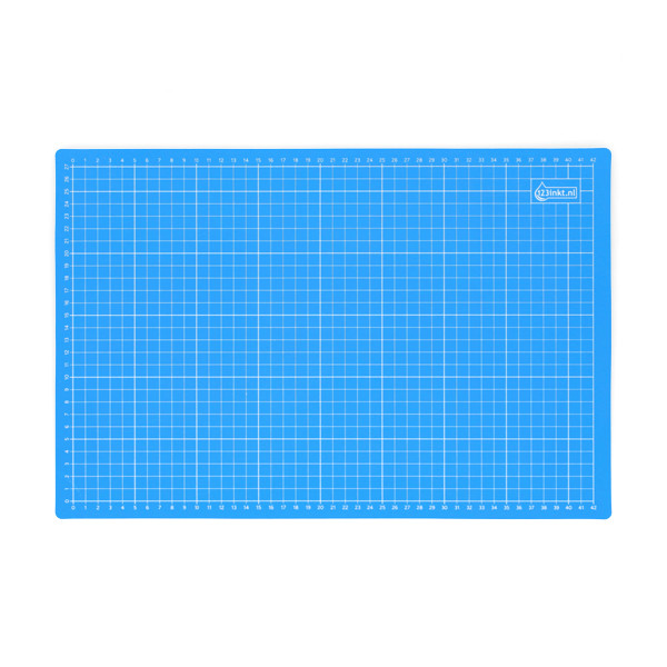 Skärmatta A3 3-lager | 450x300mm | 123ink | blå 303028 - 1