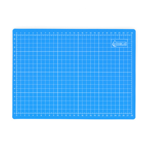 Skärmatta A4 3-lager | 300x220mm | 123ink | blå 303027 - 1