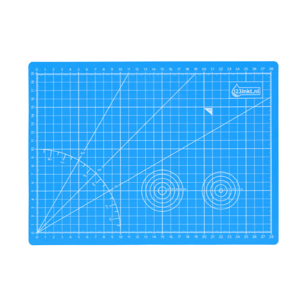 Skärmatta A4 5-lager | 300x220mm | 123ink | blå 303031 - 1