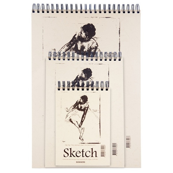 Skissblock A4 | 70 ark | Büngers 238838 - 2